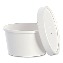 Dart Flexstyle Double Poly Food Combo Pack, 8 oz, White, 25/Pack (KHSB8AWH)