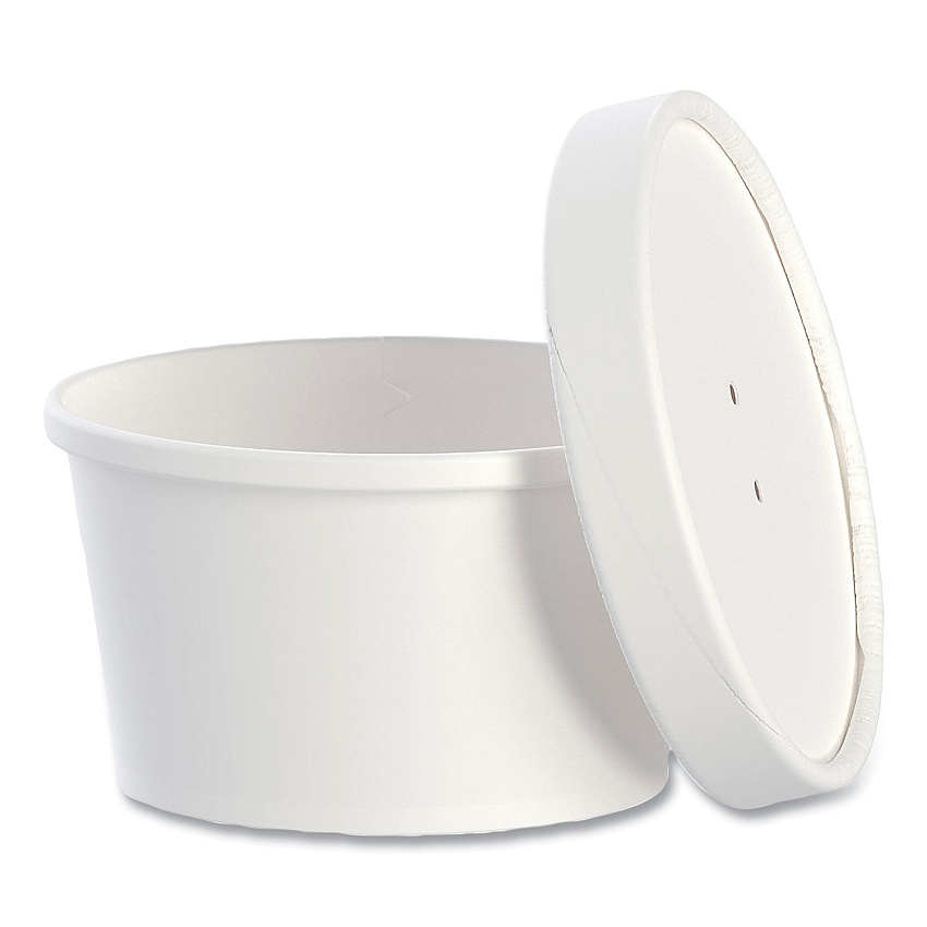 Dart Flexstyle Double Poly Food Combo Pack, 8 oz, White, 25/Pack (KHSB8AWH)