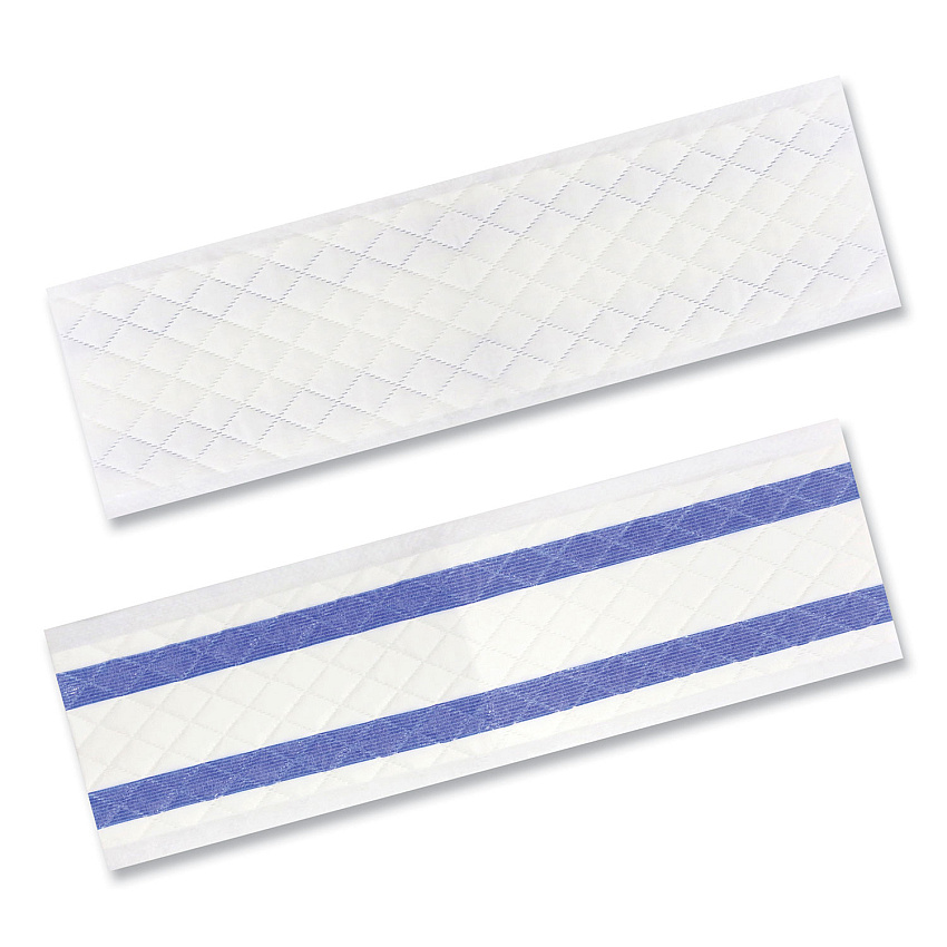 Unger Excella Single-Use Spunlace Mop Pads, 18.5 x 5, White, 50/Pack (DMWS2)