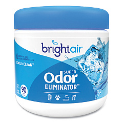 BRIGHT Air Super Odor Eliminator, Cool and Clean, Blue, 14 oz Jar (900090EA)