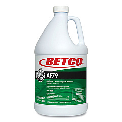 Betco AF79 Disinfectant Cleaner, Citrus Scent, 1 gal Bottle, 4/Carton (790400)