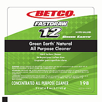 Betco Green Earth Natural All Purpose Cleaner, Clean Scent, 2 L Bottle, 4/Carton (1984700)