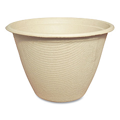 World Centric Fiber Bowls, 16 oz, 4.5" dia x 3.3"h, Natural, Paper, 500/Carton (BBSC16NLFP)
