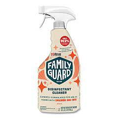 FamilyGuard Disinfectant, Citrus Scent, 32 oz Trigger Bottle, 8/Carton (327159)
