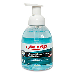 Betco Clario Advanced Alcohol Foaming Hand Sanitizer, 16.5 oz, Pump Bottle, Citrus Scent, 12/Carton (795E900)