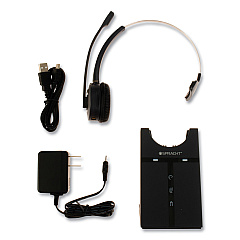 Spracht ZuM Maestro USB Softphone Headset, Monaural, Over-the-Head, Black (HS3010)