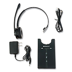 Spracht ZuM Maestro DECT Headset, Monaural, Over-the-Head, Black (HS2018)