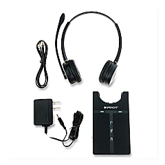 Spracht ZuM Maestro DECT Headset, Binaural, Over-the-Head, Black (HS2019)
