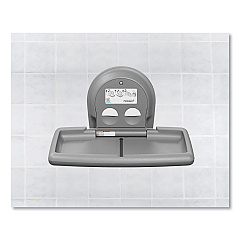 Koala Kare Baby Changing Station, Wall Horizontal Mount, 36.5 x 21.25, Gray (KB30001)