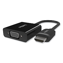 Belkin HDMI to VGA + 3.5mm Audio Adapter, 5", Black (F2CD058)