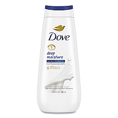 Diversey Dove Body Wash Deep Moisture, 12 oz Bottle, 6/Carton (CB123410)