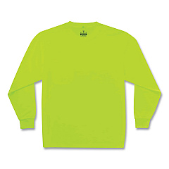 ergodyne GloWear 8091 Non-Certified Hi-Vis Long Sleeve Shirt, 5X-Large, Lime (21589)