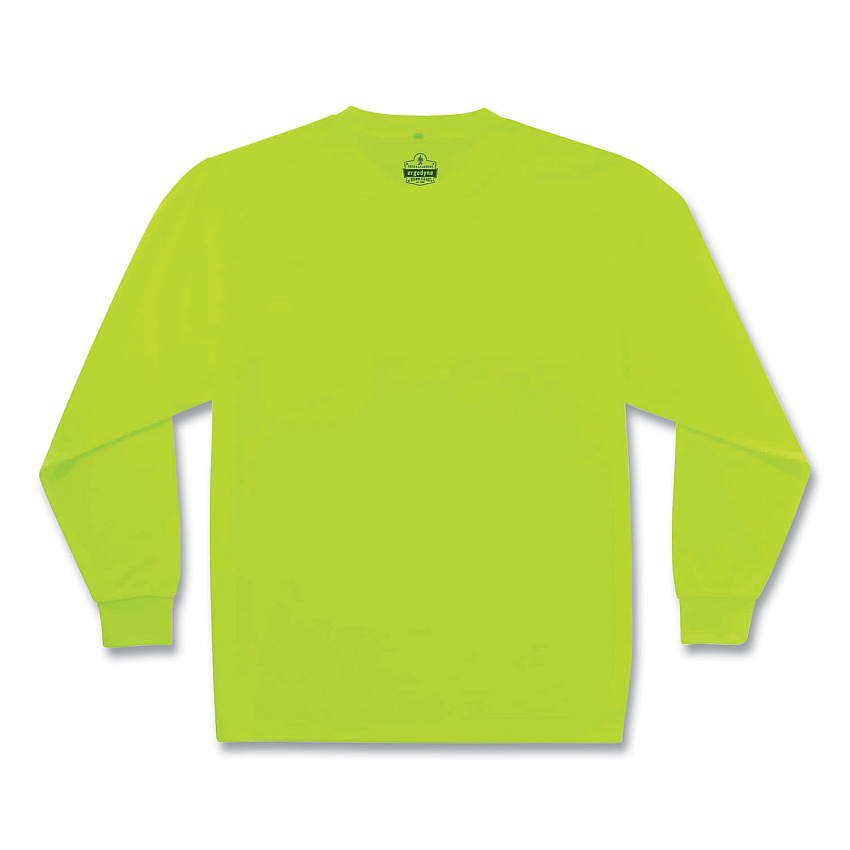 ergodyne GloWear 8091 Non-Certified Hi-Vis Long Sleeve Shirt, Medium, Lime (21583)
