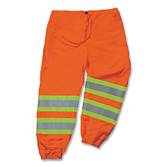 ergodyne GloWear 8911 Class E Two-Tone Pants, 2X-Large/3X-Large, Orange (22867)