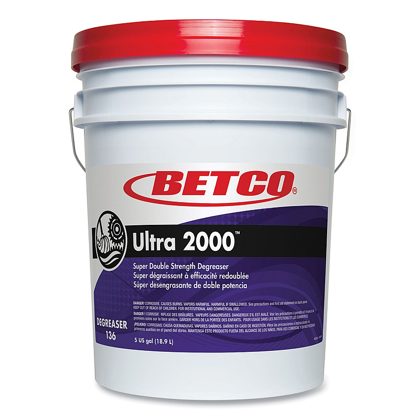 Betco Ultra 2000 Degreaser, Cherry Almond Scent, 5 gal Pail (1360500)
