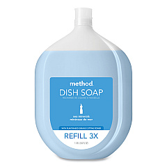 Method Dish Soap Refill Tub, Sea Minerals Scent, 54 oz Tub, 4/Carton (328101)