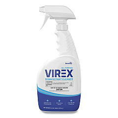 Diversey Virex All-Purpose Disinfectant Cleaner, Citrus Scent, 32 oz Spray Bottle, 8/Carton (CBD540533)