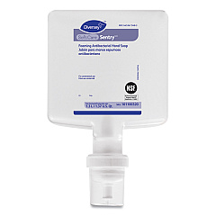 Diversey Soft Care Sentry Foaming Antibacterial Hand Soap, Fragrance-Free, 1.3 L Cartridge Refill, 6/Carton (101100320)