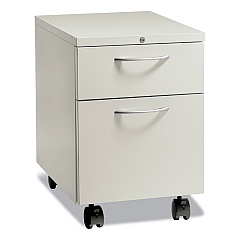 HON Flagship Mobile Pedestal, Left or Right, 2-Drawer: Box/File, Letter, Loft, 15 x 22.88 x 22 (15923ALLOFT)