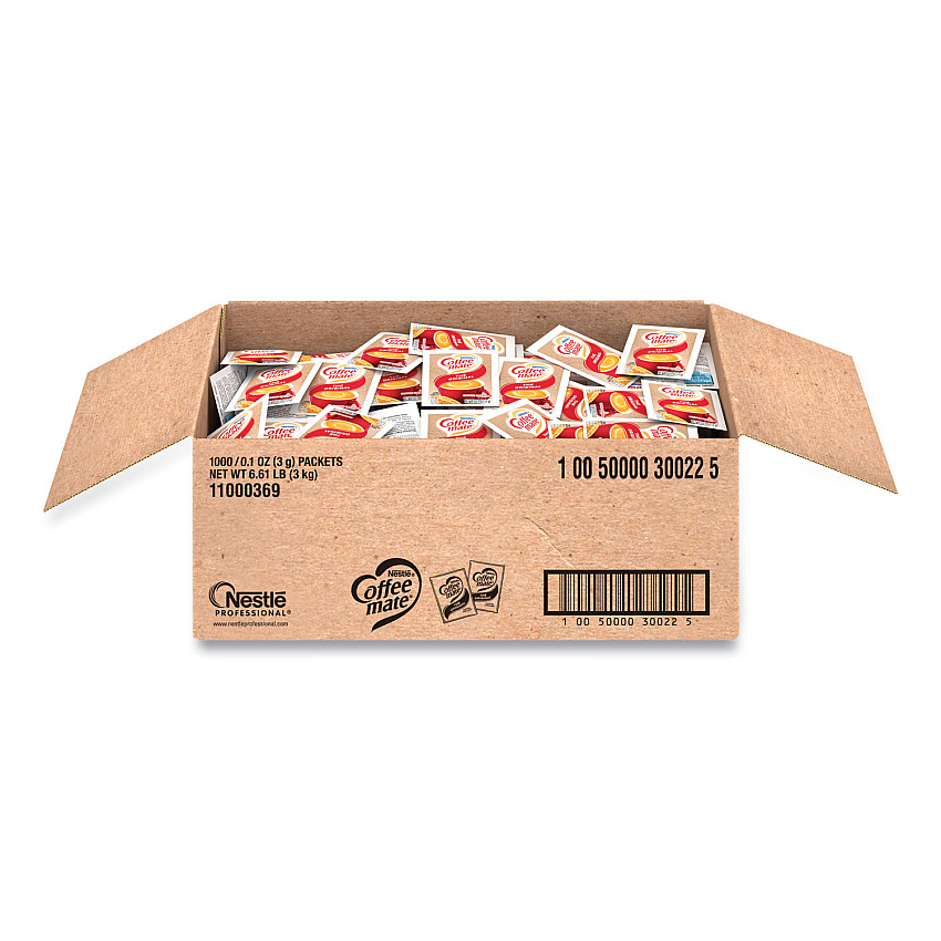 Coffee-mate Powdered Creamer Packets, Original, 0.1 oz Packet, 1,000/Carton (30022)