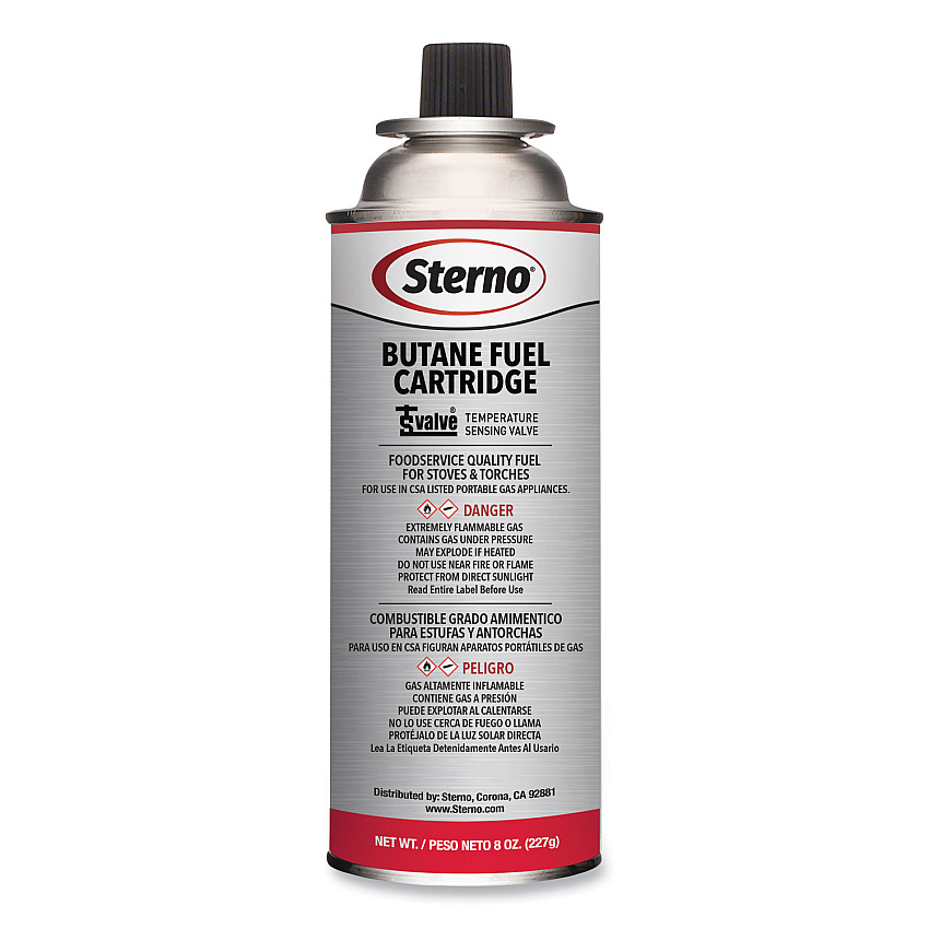 Sterno Butane Fuel Cartridge, 8 oz (50162)