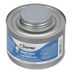 Sterno Handy Wick Chafing Fuel, Can, Methanol, Six-Hour Burn, 24/Carton (10368)