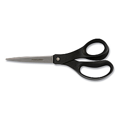 Fiskars Scissors, 10" Long, Straight Black Handle (1067259)