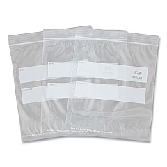 AmerCareRoyal Zipper Bags, Quart, 7" x 7.99", Clear, 500/Carton (ZBQ78)