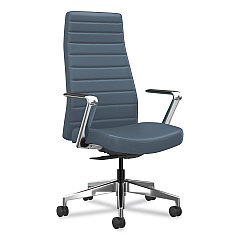 HON Cofi Executive High Back Chair, Supports up to 300 lb, Nimbus Seat, Nimbus Back, Polished Aluminum Base (CEUW0PU93C9P)