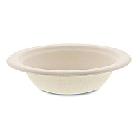 Boardwalk Bagasse PFAS-Free Dinnerware, Round Bowl, 12 oz, Tan, 1,000/Carton (BWKBOWL12NPFA)