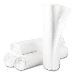 Inteplast Group High-Density Commercial Can Liners Value Pack, 45 gal, 14 microns, 40" x 46", Natural, 250/Carton (VALH4048N16)