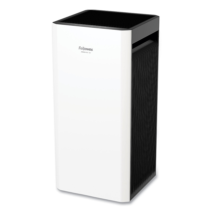 Fellowes AeraMax SV Air Purifier, 1,500 sq ft Room Capacity, White/Black (9794501)