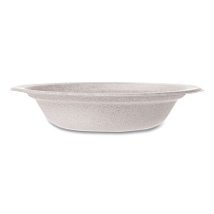 Vegware Nourish Molded Fiber Tableware, Compostable, Bowl, 12 oz, White, 1,000/Carton (WH12B)