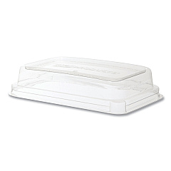 Eco-Products WorldView 100% Recycled Content Lid, 7.5 x 5 x 1.6, Clear, 400/Carton (EPSCRC16LID)