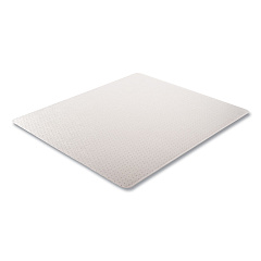 Deflecto DuraMat Moderate Use Chair Mat for Low Pile Carpeting, Rectangular, 46 x 60, Clear, 25/Pallet (CM13443FB25)