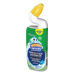 Scrubbing Bubbles Power Stain Destroyer Toilet Bowl Disinfectant, Rainshower Scent, 24 oz Bottle (309110EA)