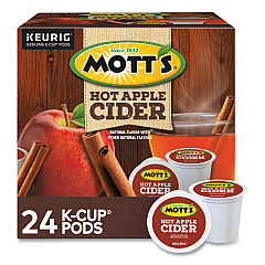 Mott's Hot Apple Cider K-Cup Pods, 1 oz K-Cup Pod, 24/Box (8604)