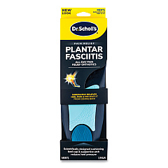 Dr. Scholl's PlantarFasciitisAll Day Pain Relief Orthotics for Men, Men Size 8 to 13, Blue (59037)