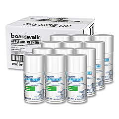 Boardwalk Metered Air Freshener Refill, Apple Harvest, 5.3 oz Aerosol Spray, 12/Carton (BWK901)