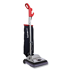 Sanitaire TRADITION QuietClean Upright Vacuum SC889A, 12" Cleaning Path, Gray/Red/Black (SC889D)