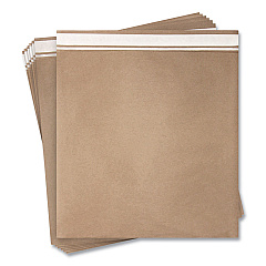 Elementree Expandable Mailer, Self-Adhesive Closure, 13.5 x 15.37 x 2.5, Kraft, 250/Carton (01915)
