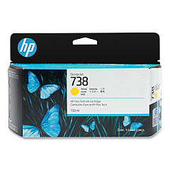 HP 738 Yellow Ink Cartridge (498N7A)