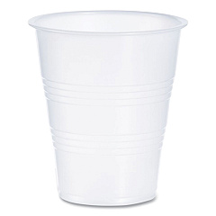 Dart Conex Galaxy Polystyrene Plastic Cold Cups, 7 oz, Clear, 100/Pack (Y7PK)