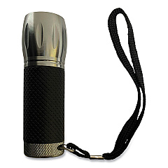 Dri-Mark UV Pro Ultraviolet Counterfeit Detecto, UV Light; Watermark, U.S.; Most Foreign Currencies, 7.28 x 3.74 x 4.21, Black/Silver (UVPROPLUSB)