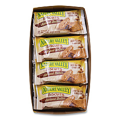 Nature Valley Biscuits, Almond Butter, 1.35 oz Pouch, 16/Box (SN47879)