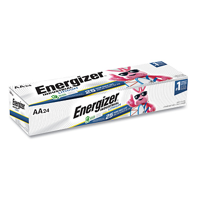 Energizer Industrial Lithium AA Battery, 1.5 V, 24/Box (LN91BX)