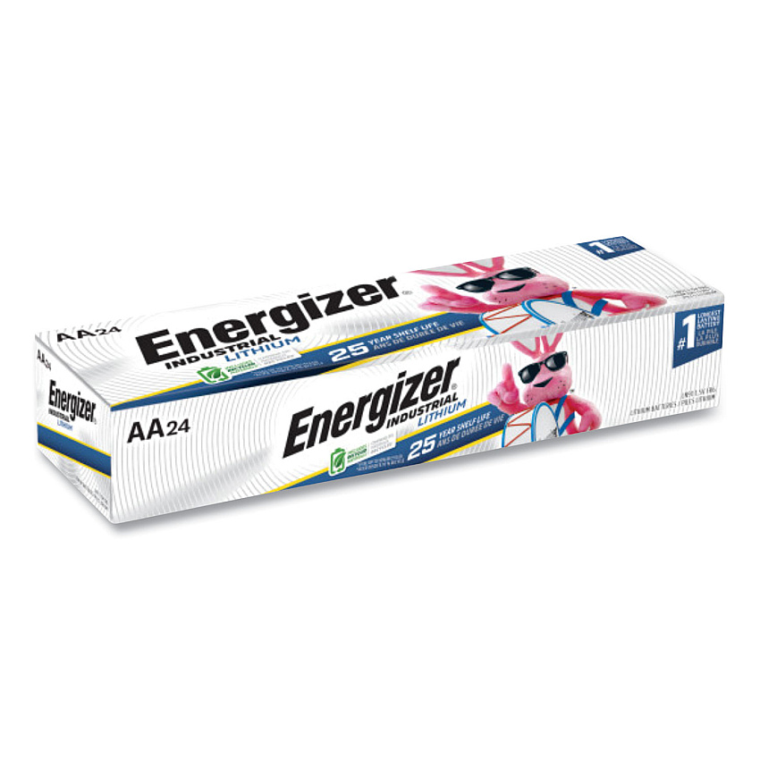 Energizer Industrial Lithium AA Battery, 1.5 V, 24/Box (LN91BX)