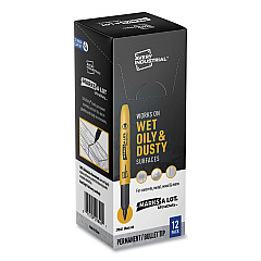 Avery MARKS A LOT UltraDuty Permanent Markers, Fine Bullet Tip, Black 12/Box (29840)