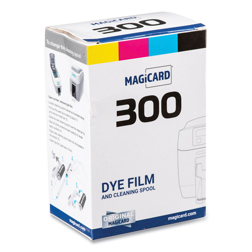 Magicard 300 Dual YMCKO/2 Printer Ribbon, Black/Cyan/Magenta/Yellow (MC300YMCKO2)