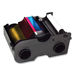 Fargo Multi Color Thermal Resin Printer Ribbon, Black/Cyan/Magenta/Yellow (45010)
